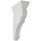 Ekena Millwork 3"W x 6 1/2"D x 12"H Large Rojas Wood Vintage Decor Corbel, Chalk Dust White CORWD03X06X12RJWH - alternate 1
